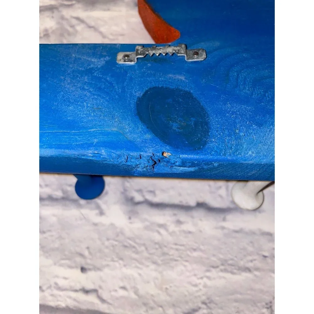 Bozo The Clown Wall Hook Rack in Blue and Red - Home Wall Decor